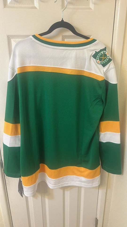 Fanatics Minnesota Wild ретро хоккей Джерси новый женщин размер 2XL зеленый желтый - Изображение 4 из 4