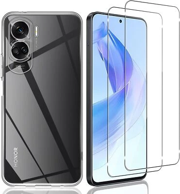 CUSTODIA COVER PER HONOR 90 LITE + 1 PELLICOLA VETRO TEMPERATO 9H TRASPARENTE