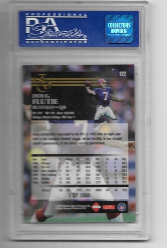 Doug Flutie 2000 Collector's Edge Graded PSA 10 Gem Mint Uncirculated - Picture 2 of 2