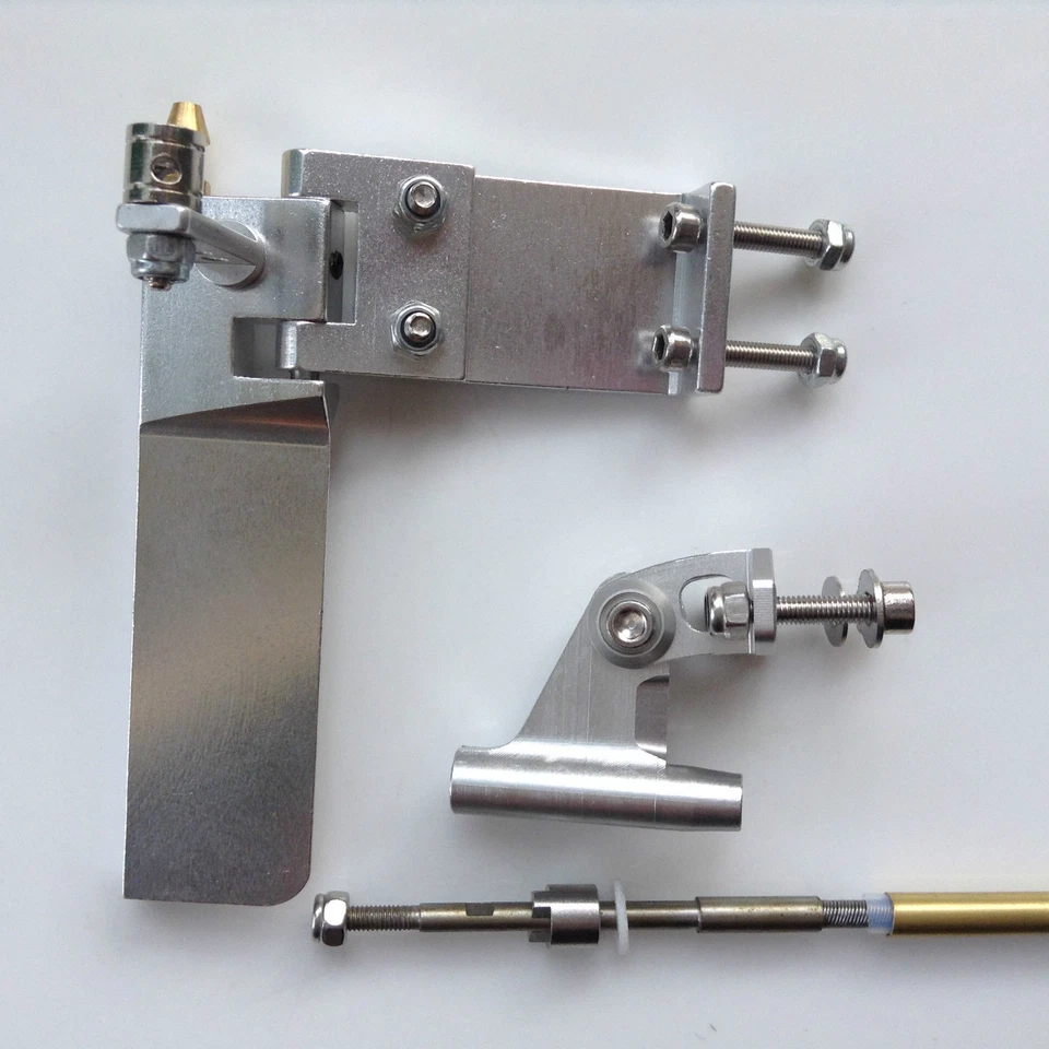 1xRC#1452 75mm Rudder Strut 3.18mm 1/8" Shaft Set for Nitro Electric for RC Boat - Image 2 of 4