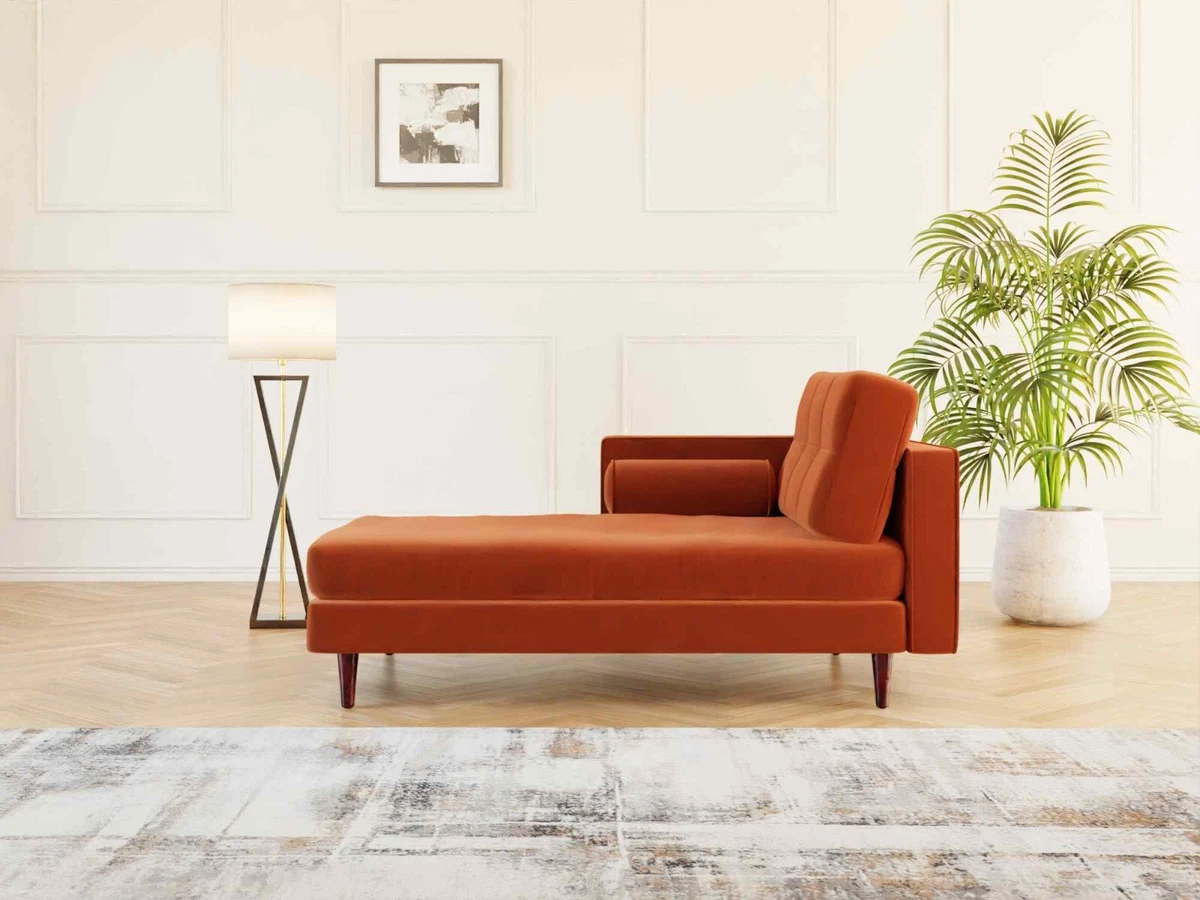 Orange 2024 chaise lounge