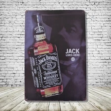 Jack Daniel's Vintage Style Tin Metal Bar Sign Poster Man Cave Collectible New
