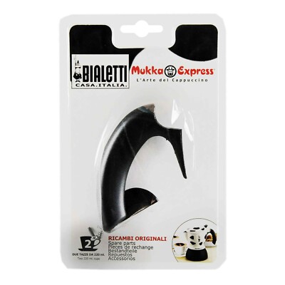 Bialetti, Handle + Knob for Mukka Express | Spare parts for Moka Coffee Maker