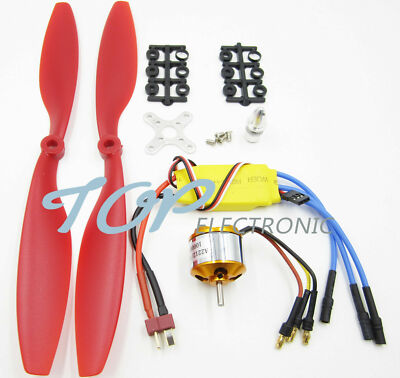 A2212 1000KV Brushless Motor w/30A Brushless ESC+1045 Propeller