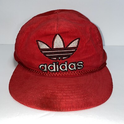 RARE Vintage 1980's ADIDAS Red Corduroy 