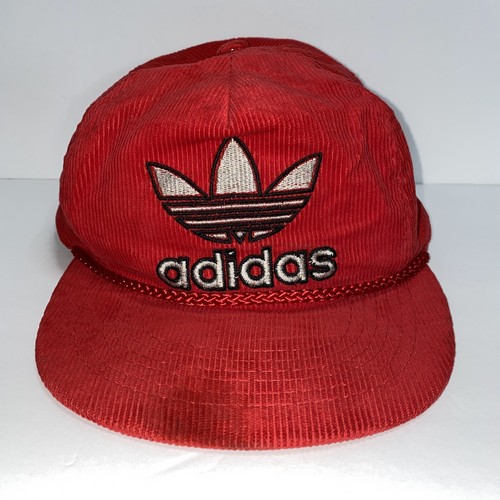 RARE Vintage 1980's ADIDAS Red Corduroy 
