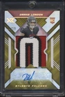 2022 Panini Xr GOLD LETTER PATCH AUTO #10/10 Drake London ROOKIE MINT FALCONS