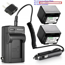 Kastar Battery and Normal Charger Kit for Canon BP-727 FULLY DECODED VIXIA HF