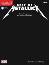 Best of Metallica for Cello Cello Book and Audio Online Cherry La