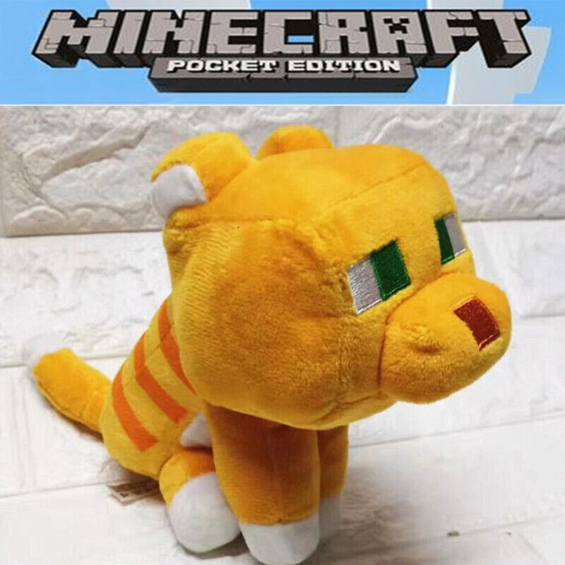 Minecraft cat plush clearance toy