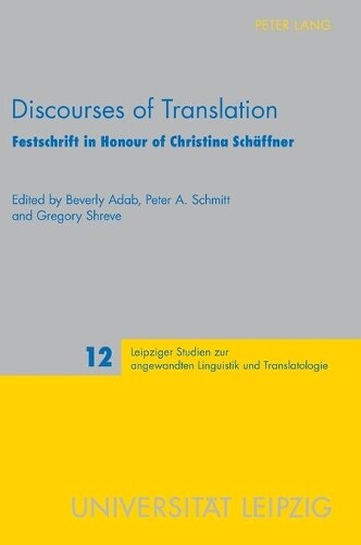 Thumbnail - Gregory M. Shreve Discourses Of Translation (gebundene Ausgabe)