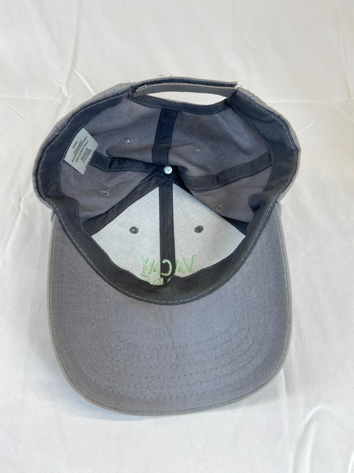 Womens Vacay Mode Baseball Cap Strapback Hat Gray… - image 7
