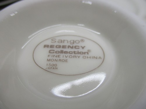 Sango Regency Collection Monroe #1500 Japan 5 Pc Place Setting For 4 (20) - Picture 4 of 9