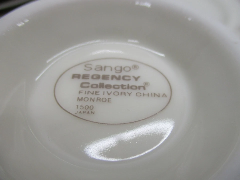 Sango Regency Collection Monroe #1500 Japan 5 Pc Place Setting For 4 (20) - Image 4 of 4