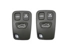 2x 3Tasten Ersatz Gehäuse für Funkfernbedienung Schlüssel Volvo V40 S70 V70 C70