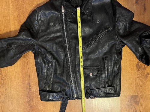 Vintage Harley Davidson Leather Jacket Eagle Motorcycle Biker Coat Black - Picture 4 of 24