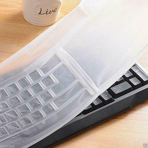 1 x Universal Clear Keyboard Skin Protector Silicone new~ PC Desktop E7L3 - Picture 4 of 11