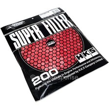Hks 70001-ak032 Super Power Flow 200mm Replacement Air Filter Red Genuine Japan
