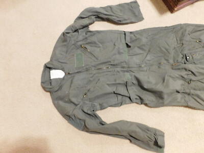 USAF NOMEX GREEN FLYER'S FLIGHT SUIT SUMMER CWU 27/P SZ 42L | eBay
