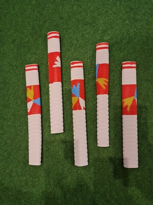 5 x Premium Qualität, Dimple Diamond Camouflag Style Cricketschläger Griffe G1