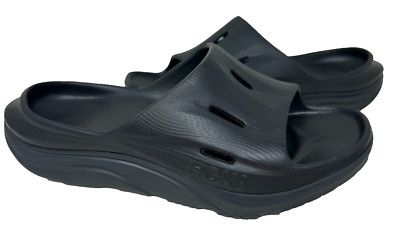Hoka Men's Ora Recovery 3 Comfort Slip On Slide Sandals Black Size:11 78R