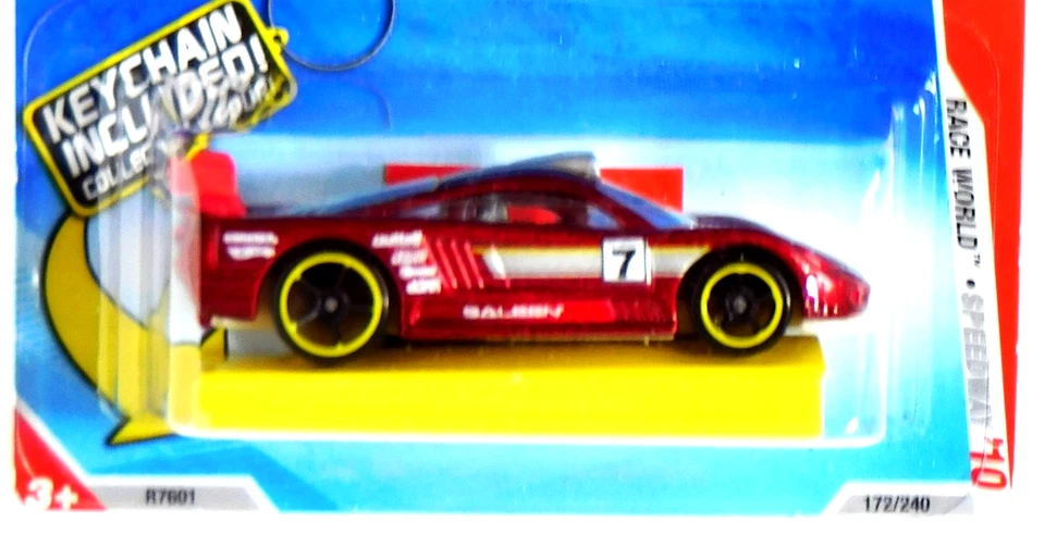 Hot Wheels Key To Speed- Race World Speedway '10 #172/240 "Saleen S7" W/Car Case - Image 3 of 3