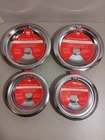 Smart Choice 6” and 8” Chrome Drip Bowl Set New with Tags