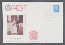 MayfairStamps Canada 1977 Queen Elizabeth II Silver Jubilee Visit Cover aaw_8019