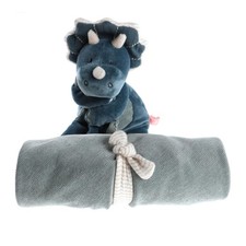 Noukie's Schmusetuch für Kinder Meine erste Decke Ops – Plüsch aus Veloudoux + K