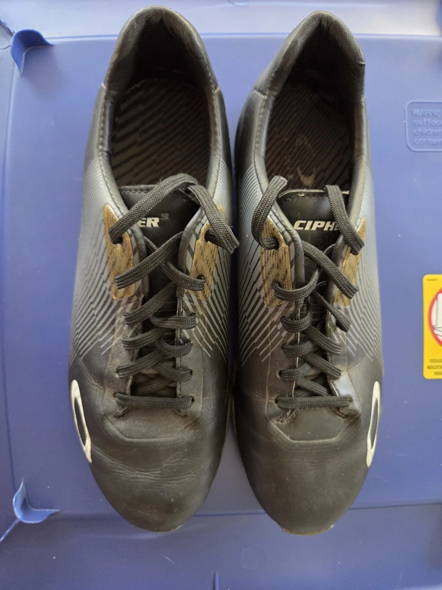 Oakley Cipher 3 Golf Shoes Mens Sz 9 Nano Spike Factory Lite Black,‎ Gray Oakley Cipher 4 Nanospike Factory Lite Golf Shoes Black Gray  main image 2