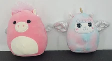Squishmallows Winona The Llama Pegacorn And Paloma The Pegasus Plush Lot Of 2