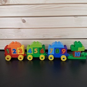 Lego Duplo Number Train 10558 Boy & Dog 31 Piece Set-No Box or instructions