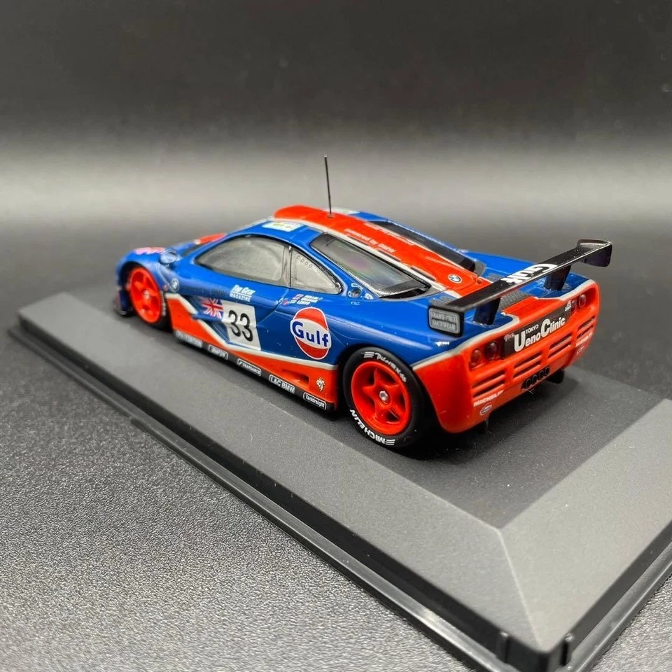 MINICHAMPS 1/43 McLaren F1 GTR #33 1996 Le Mans Gulf Racing Diecast Model - Immagine 2 di 4