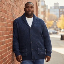 NWT AMERICAN EAGLE Men's Cardigan Sweater Sz XXL