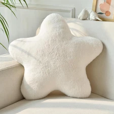 Star Pillow, Decorative Throw Pillows for Bed Couch, 15" Star Shaped Pillow Plus