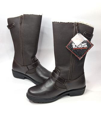 Totes Mason Brown Women's Winter Riding Boots - Size 8 NWB
