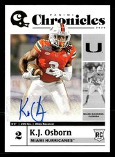 2020 Panini Chronicles Draft Picks K.J. Osborn Chronicles Auto TV1992
