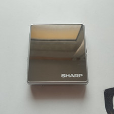 SHARP MD-SY610 Mirror and Silver Mini Disc MD Player Used No Battery
