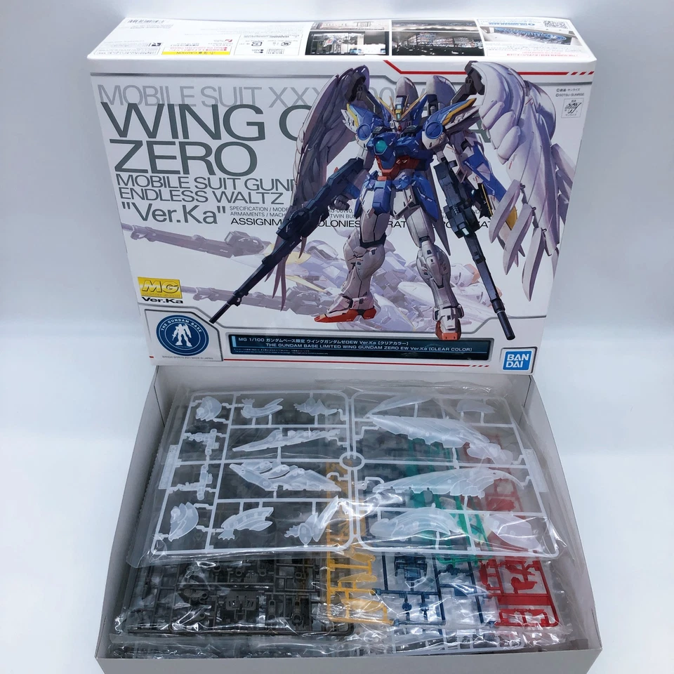 MG 1/100 Wing Gundam Zero EW Ver.Ka Clear Color Limited Model Kit Bandai Japan - Image 3 of 4