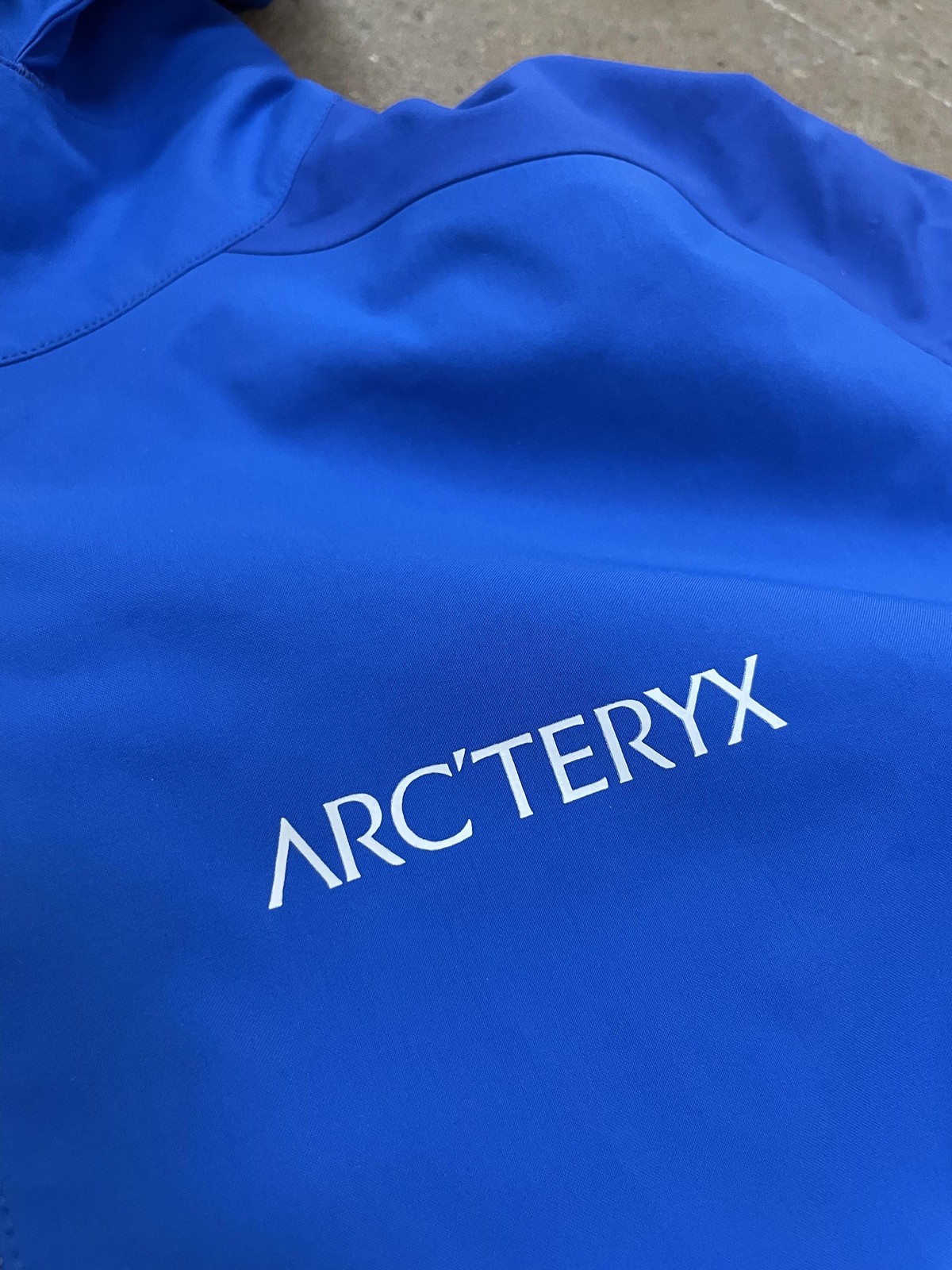 Arc'teryx Jacket Womens Medium Blue Gore Tex Hooded Waterproof Rain Shell Ski thumbnail 4