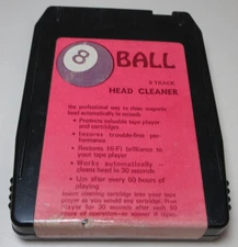 8-Track Head Cleaner Cleaning Cassette Tape Cartridge 8 BALL