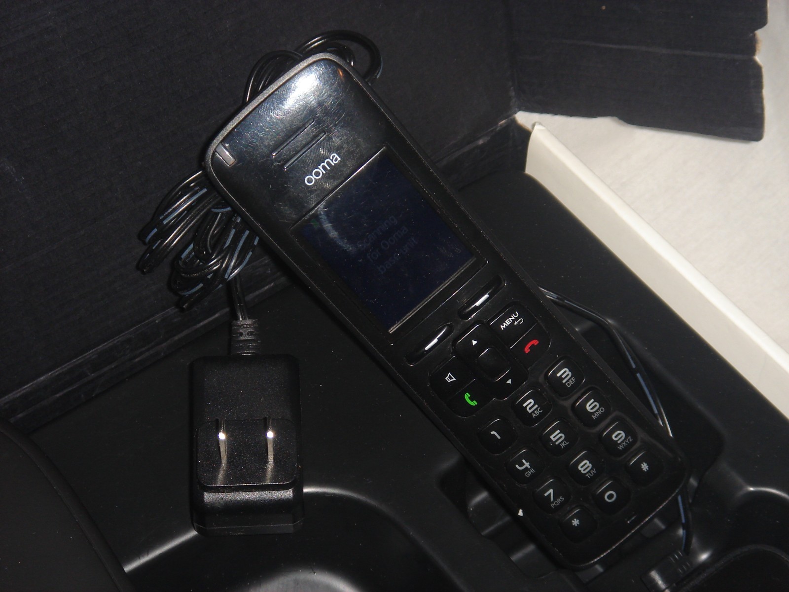 Ooma Telo Air Internet Home Phone Service w Cordless Handset Phone! 