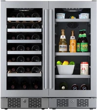 Avallon AWCBV2786 30"W 27 Bottle Capacity Single Zone Wine Cooler - Stainless