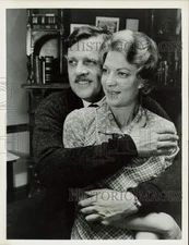 1974 Press Photo Lynn Carlin & Pat Hingle in "The Last Angry Man" Movie