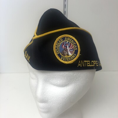 Vintage Disabled American Veterans Garrison Cap Hat Antelope Valley Chapter 39
