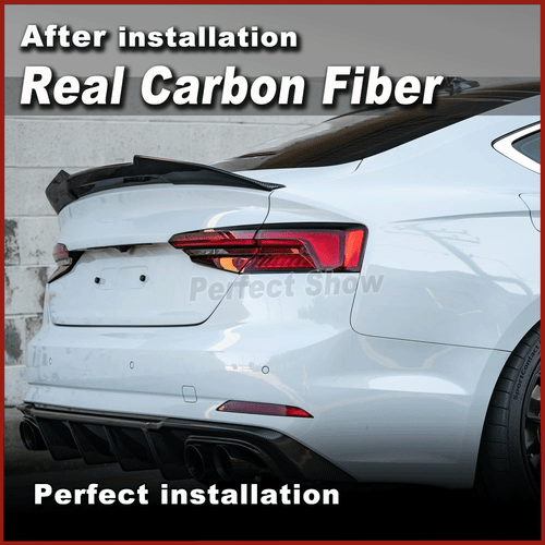 Carbon Heckspoiler Flügel Spoiler Für Audi A5 B9 Sportback S5 S Line 2017-2024 - Picture 5 of 14