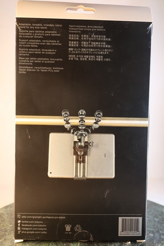 JOBY GripTight GorillaPod PRO Tablet Mount JB01395 Holds 5-7.5" In Box - Picture 3 of 6
