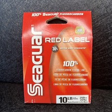 Seaguar Red Label 100 Flurocarbon Fishing Line 250yd 10lb Spool New in Box