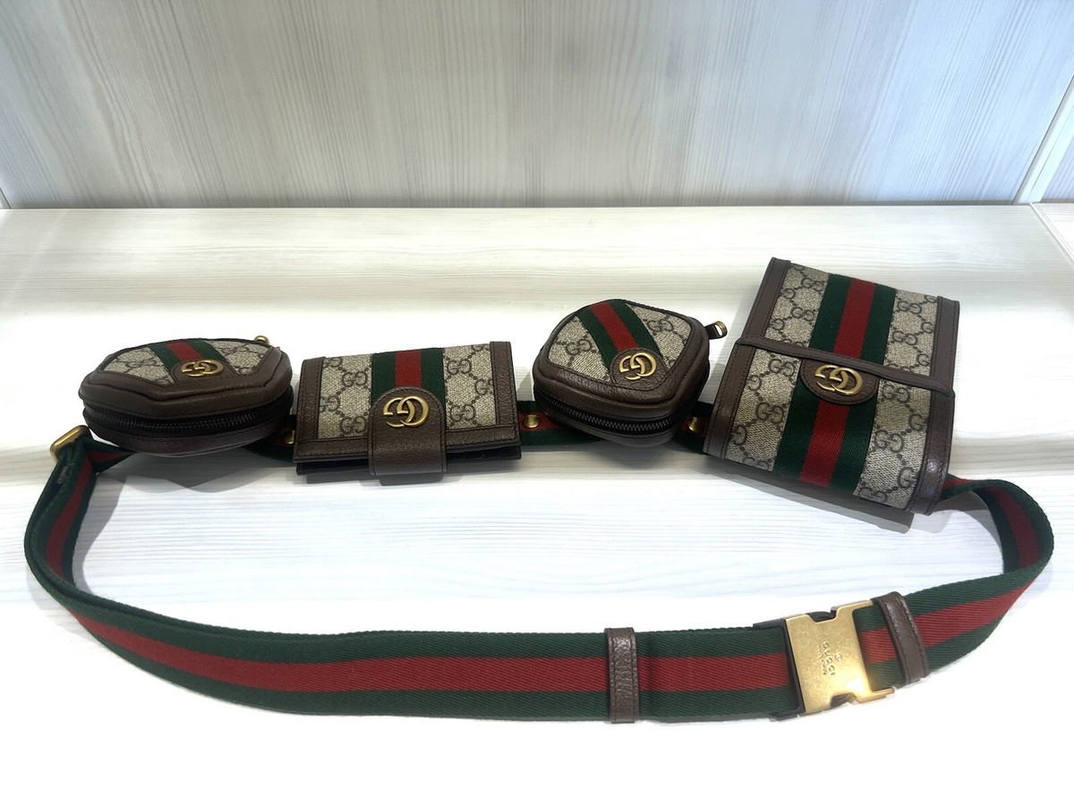100% Authentic Gucci UTILITY BELT W/ Removeable Pouch bags | eBay