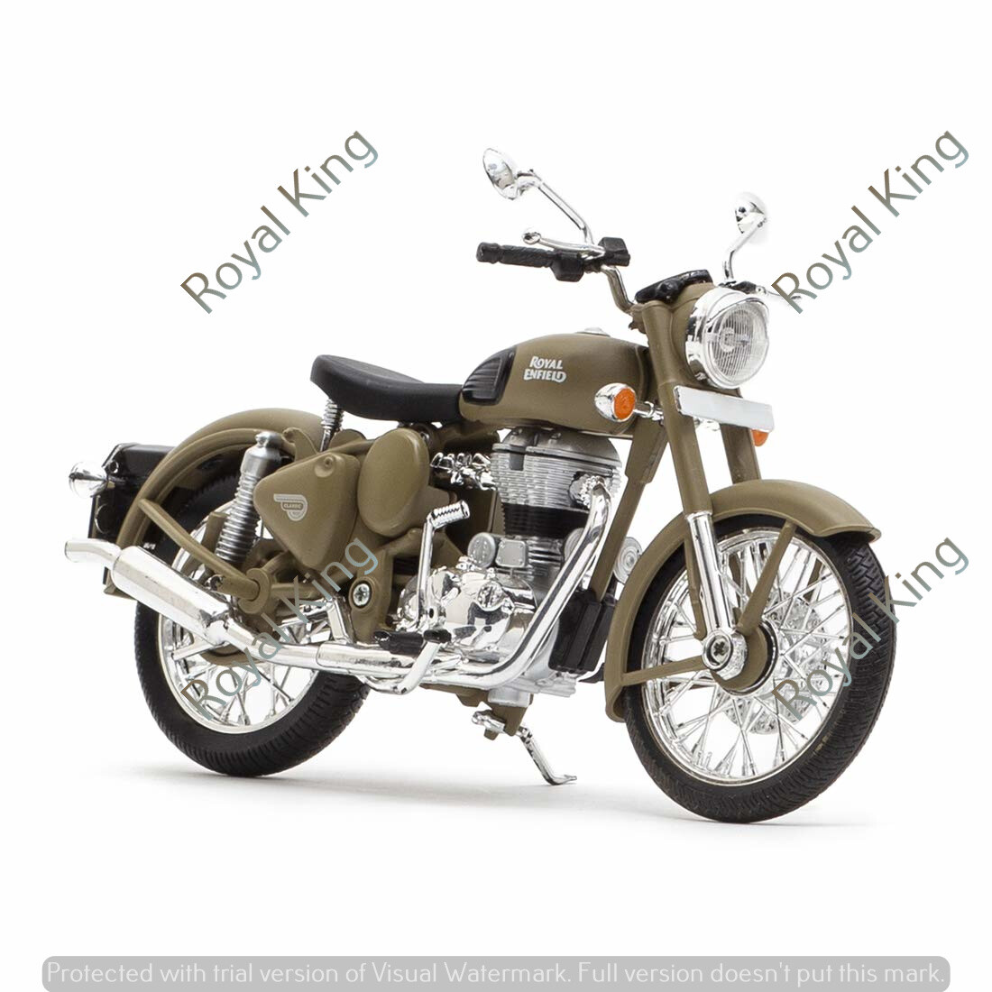  Enfield Classic 500 模型 1:12 100% GENUINE Fits Royal Enfield 